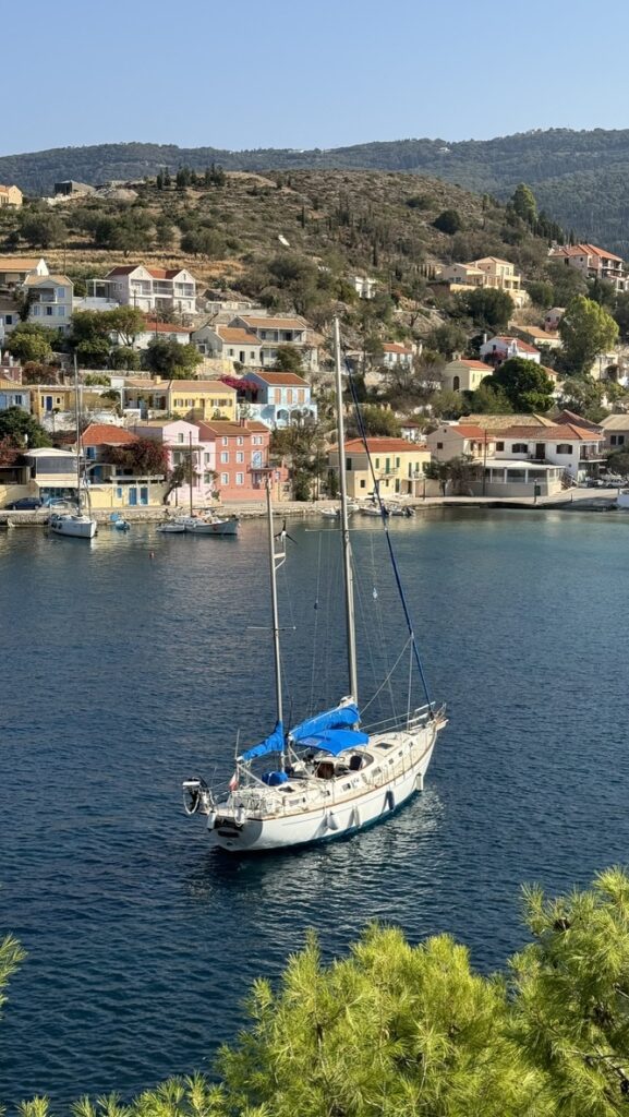 Sailing Yacht in Asos Greece